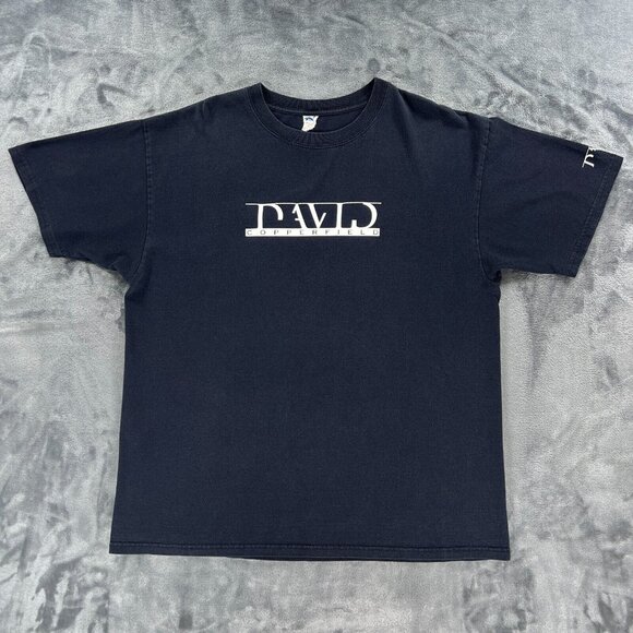 David Copperfield World Tour T Shirt Men XL Vintage 90's Magician Magic - Picture 10 of 10